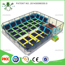 Small Indoor Trampoline Park with Safety Net